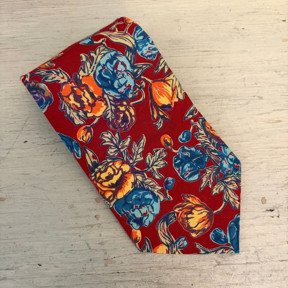 Tango by Max Raab Floral Print Tie‎ Good Condition